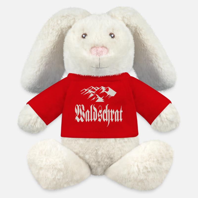 Waldschrat - MiniFeet® RecycelHase® Bunny Cream - red