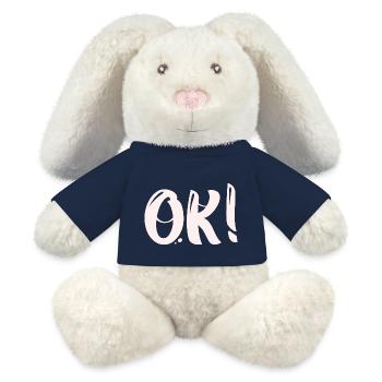 Yes - Ok - MiniFeet® RecycelHase® Bunny Cream - french navy - Front