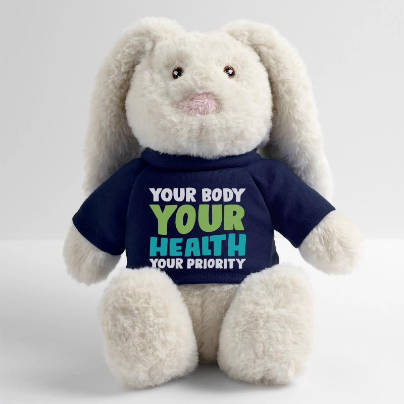 Votre corps Lapin en peluche recyclé MiniFeet® Crème