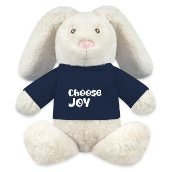 Choose Joy - MiniFeet® RecycelHase® Creme - French Navy - Vorne