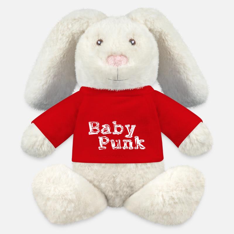 Baby Punk - MiniFeet® RecycelHase® Creme - Rot