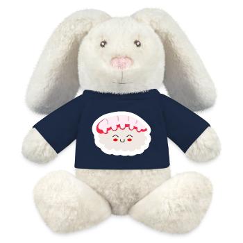 Sushi, Sushi Fan, Wasabi - MiniFeet® RecycelHase® Creme - French Navy - Vorne