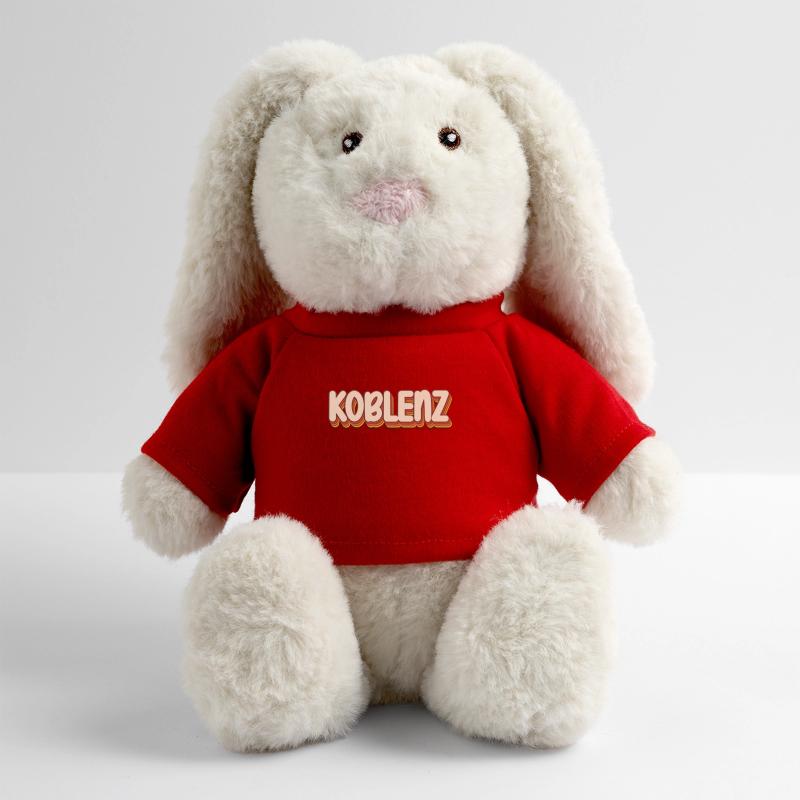 Coblenzerin Coblence Coblence Lapin en peluche recyclé MiniFeet® Crème