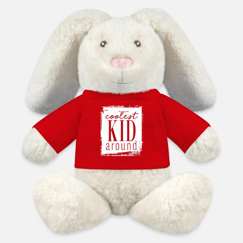 Coolest Kid around - MiniFeet® RecycelHase® Creme - Rot