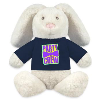 Party Crew Celebrate Men's Suit Bow Tie Team Friends - MiniFeet® RecycelHase® Bunny Cream - french navy - Front