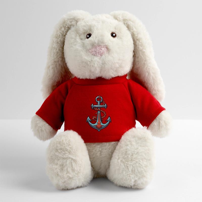 Conception d’ancrage Lapin en peluche recyclé MiniFeet® Crème