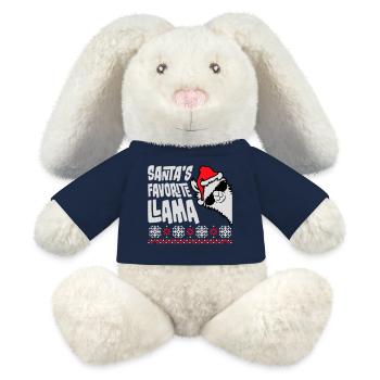 Santa's Favorite Llama Cool Side Sunglasses - MiniFeet® RecycelHase® Bunny Cream - french navy - Front
