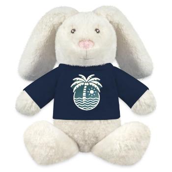 Palmen - MiniFeet® RecycelHase® Creme - French Navy - Vorne