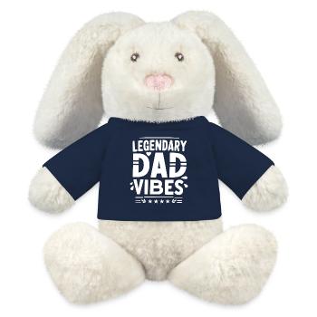 Legendäre Dad-Vibes - MiniFeet® RecycelHase® Creme - French Navy - Vorne