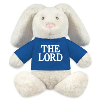 The Lord - MiniFeet® RecycelHase® Bunny Cream - royal blue - Front