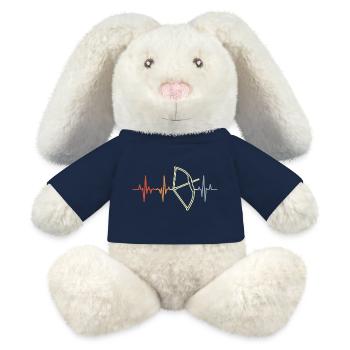 Bogenjagd Pulsschlag - MiniFeet® RecycelHase® Creme - French Navy - Vorne