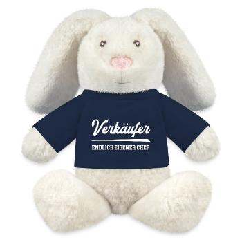 Verkäufer Endlich Chef Verkauf Einzelhandel - MiniFeet® RecycelHase® Creme - French Navy - Vorne
