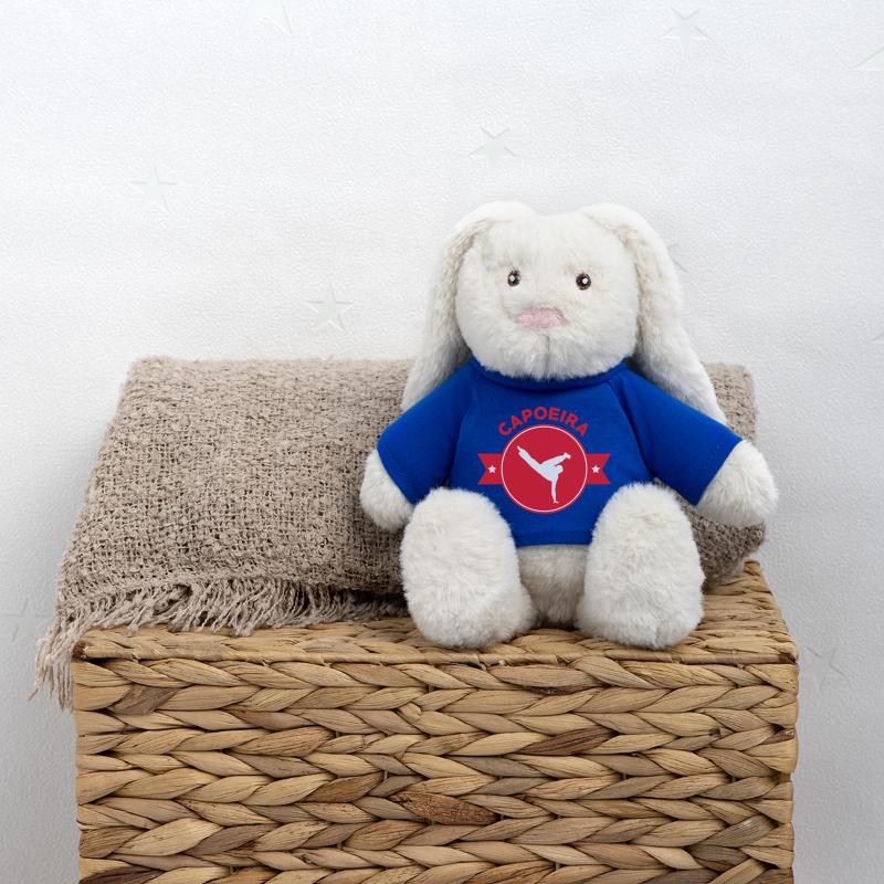 Capoeira - Combat - Danse Lapin en peluche recyclé MiniFeet® Crème