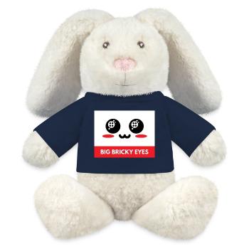 Large clamping blocks eyes - MiniFeet® RecycelHase® Bunny Cream - french navy - Front