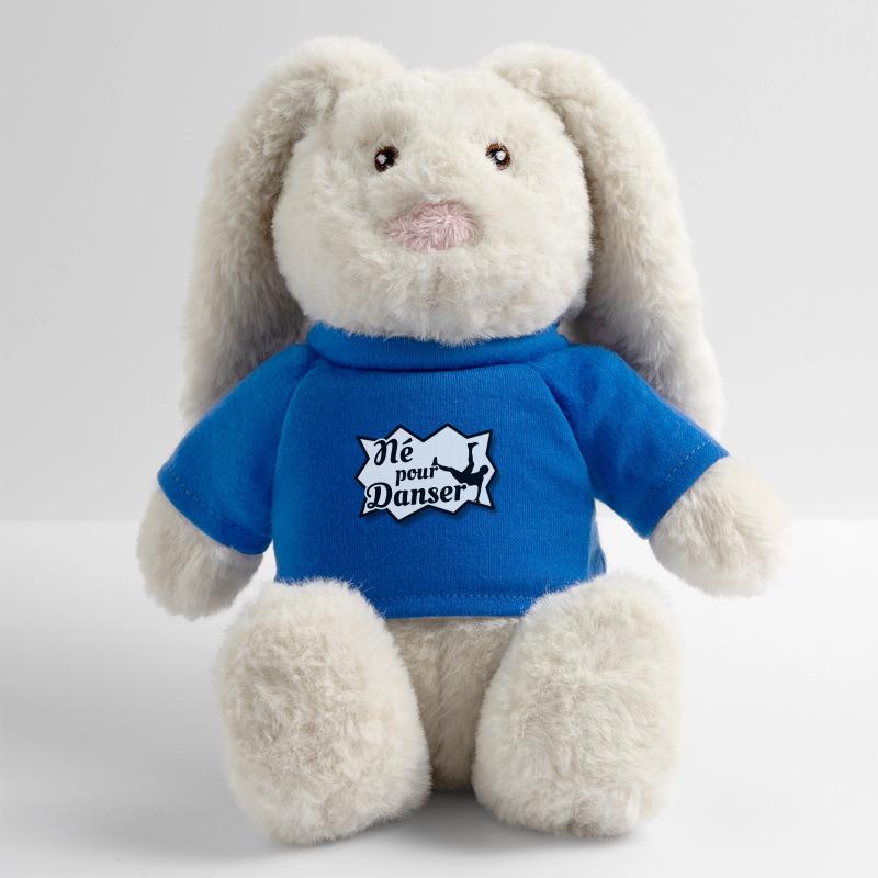 Né pour danserBreakdance Lapin en peluche recyclé MiniFeet® Crème