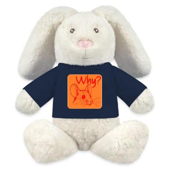 Warum Mausreizung? - MiniFeet® RecycelHase® Creme - French Navy - Vorne