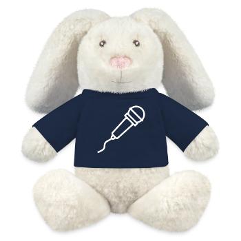 microphone - MiniFeet® RecycelHase® Bunny Cream - french navy - Front