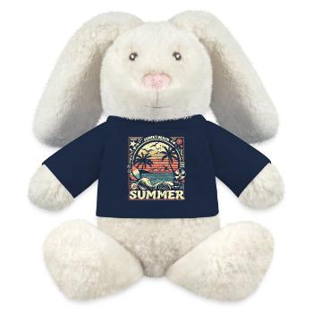 Surfen und Sommer im Vintage Style auf Hawaii - MiniFeet® RecycelHase® Creme - French Navy - Vorne