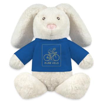 Pure Velo Gold Line Radfahrer - MiniFeet® RecycelHase® Creme - Königsblau - Vorne