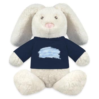 Background blue black - MiniFeet® RecycelHase® Bunny Cream - french navy - Front