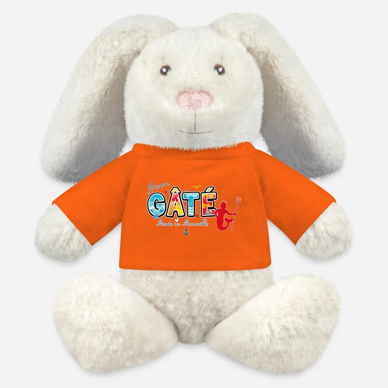 My Spoiled Expression Marseillaise Poseidon Provence - MiniFeet® RecycelHase® Bunny Cream - golden orange