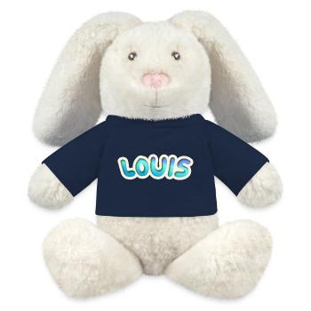 Job Louis - MiniFeet® RecycelHase® Bunny Cream - french navy - Front
