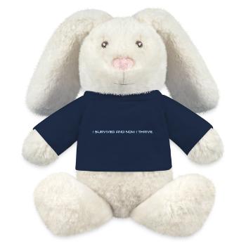 I_survived_and_now_I_thrive - MiniFeet® RecycelHase® Creme - French Navy - Vorne