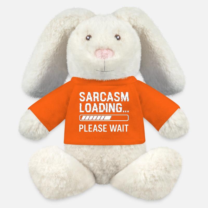 Sarcasm - MiniFeet® RecycelHase® Bunny Cream - golden orange