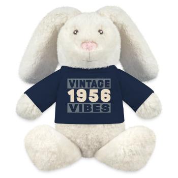 Jubiläum 1956 – 70 Jahre - MiniFeet® RecycelHase® Creme - Goldorange - Vorne