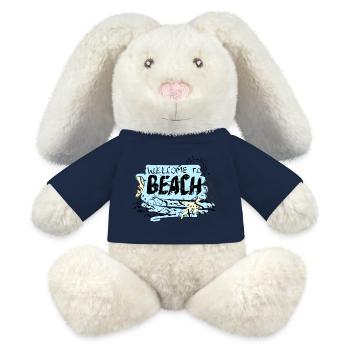 Welcome to Beach Scene - MiniFeet® RecycelHase® Bunny Cream - french navy - Front