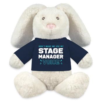 Theater Stage Manager Bühne - MiniFeet® RecycelHase® Bunny Cream - french navy - Front
