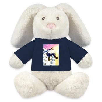 Liebe - MiniFeet® RecycelHase® Creme - French Navy - Vorne