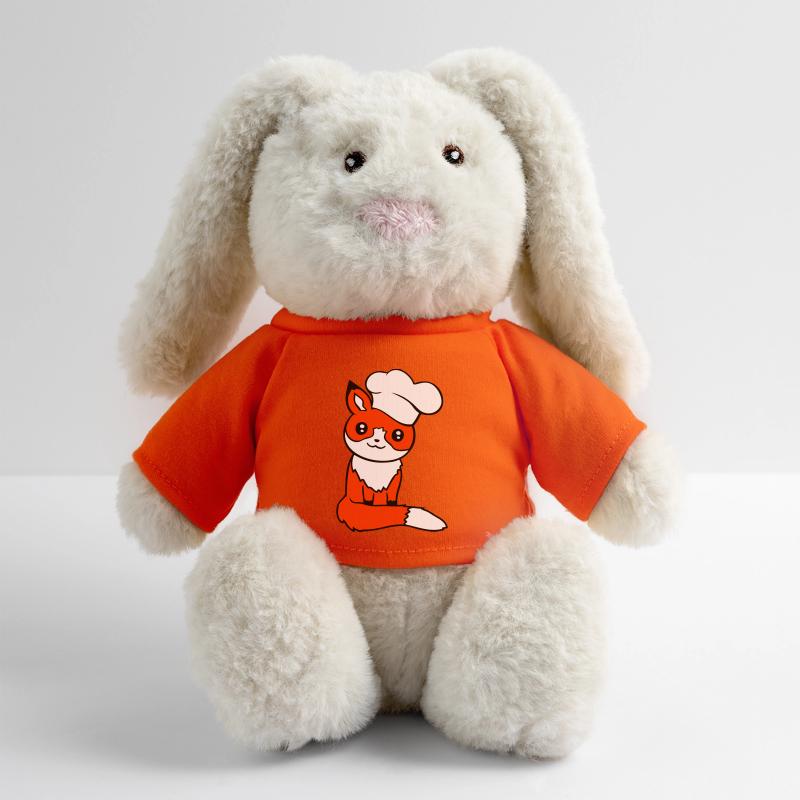 Fox Chef's Hat Chef Cooking Restaurant Kitchen MiniFeet® RecycelHase® Bunny Cream