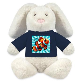 Clownfisch - MiniFeet® RecycelHase® Creme - French Navy - Vorne