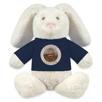 Viking nordique / Hans Strom Suède - Lapin en peluche recyclé MiniFeet® Crème - bleu marine - Devant