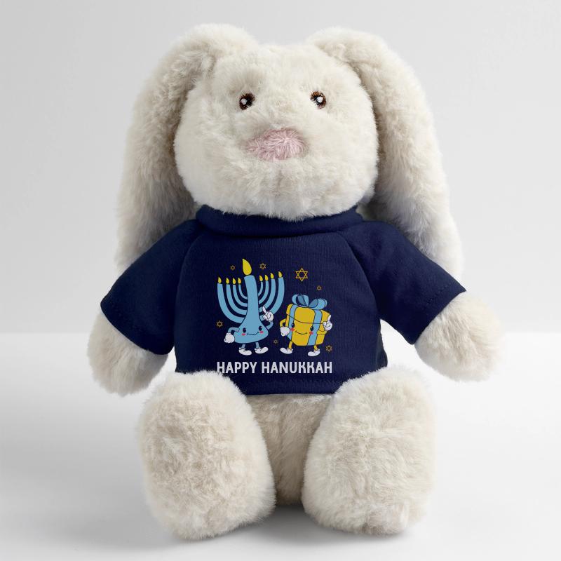 Hanoukka Hanoukka Hanoukka Gnome Lapin en peluche recyclé MiniFeet® Crème