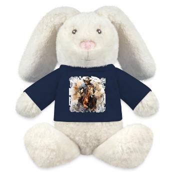 Wild West Rodeo Reiter - MiniFeet® RecycelHase® Creme - French Navy - Vorne