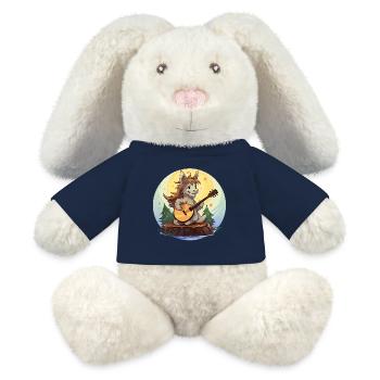 Moonlight Donkey Guitarist - MiniFeet® RecycelHase® Bunny Cream - french navy - Front