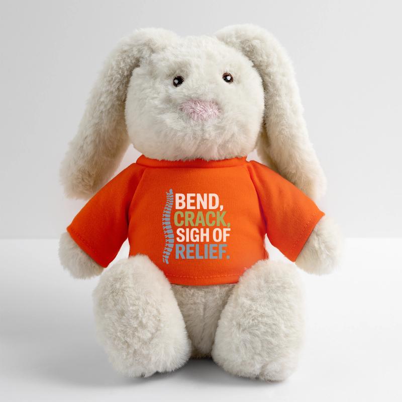 Chiropractor Spinal Alignment Is Everything  MiniFeet® RecycelHase® Bunny Cream