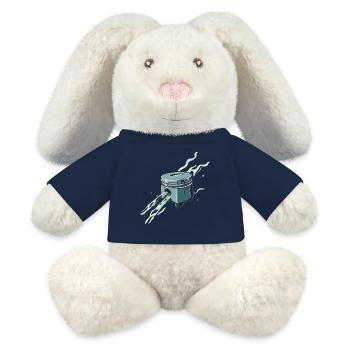 Piston Flame - MiniFeet® RecycelHase® Bunny Cream - french navy - Front
