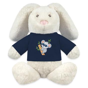 Koala auf Casual Bambus - MiniFeet® RecycelHase® Creme - French Navy - Vorne