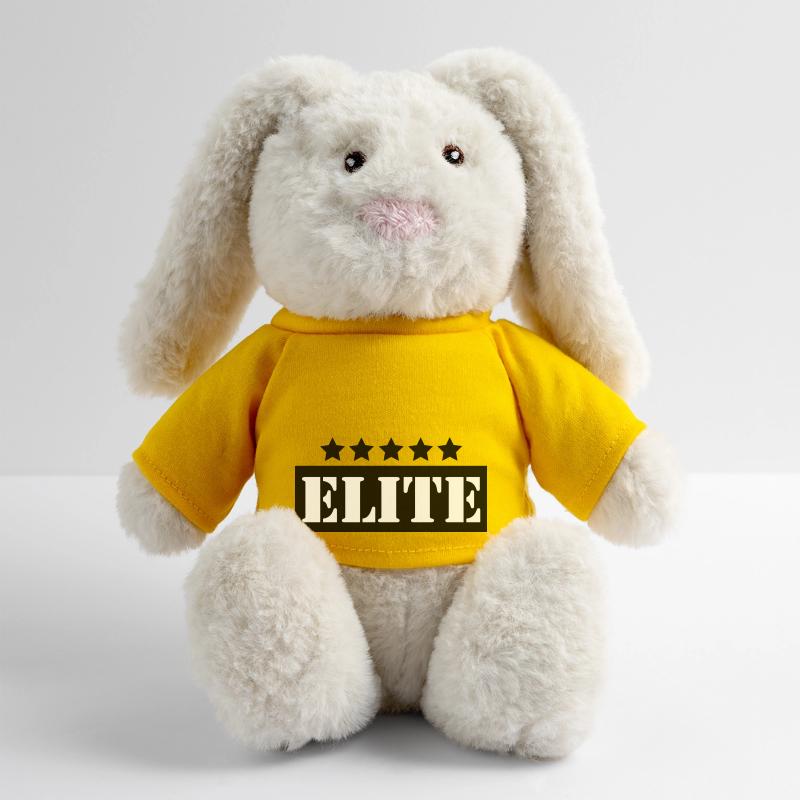 Elite Lapin en peluche recyclé MiniFeet® Crème