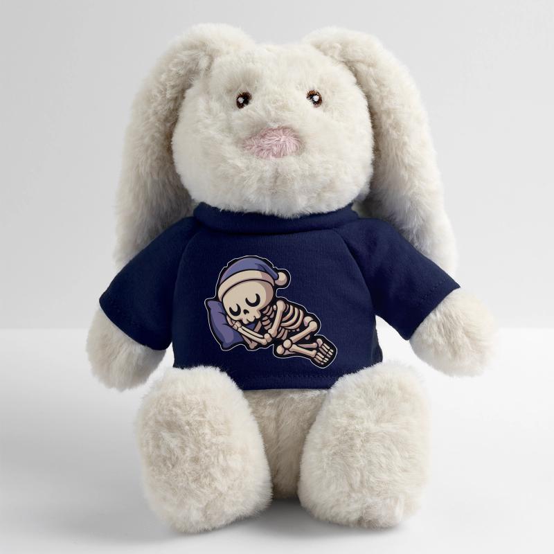 Cute bone sleeper with sleepy cap MiniFeet® RecycelHase® Bunny Cream