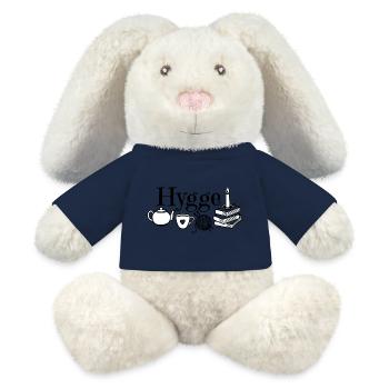 Hygge Motifs - Lapin en peluche recyclé MiniFeet® Crème - jaune soleil - Devant