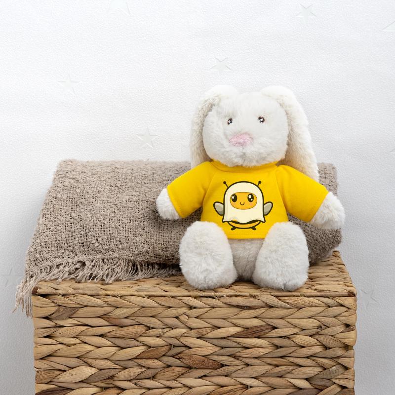 Bee Halloween Ghost MiniFeet® RecycelHase® Bunny Cream