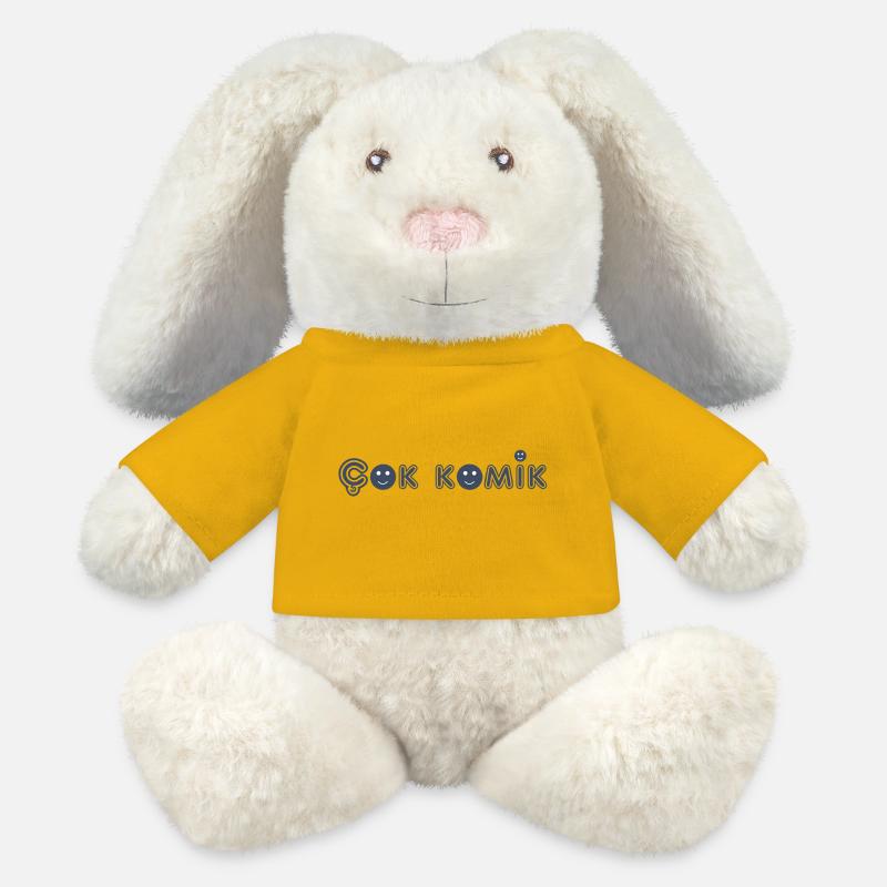 Cok Comic Grey - MiniFeet® RecycelHase® Bunny Cream - sun yellow