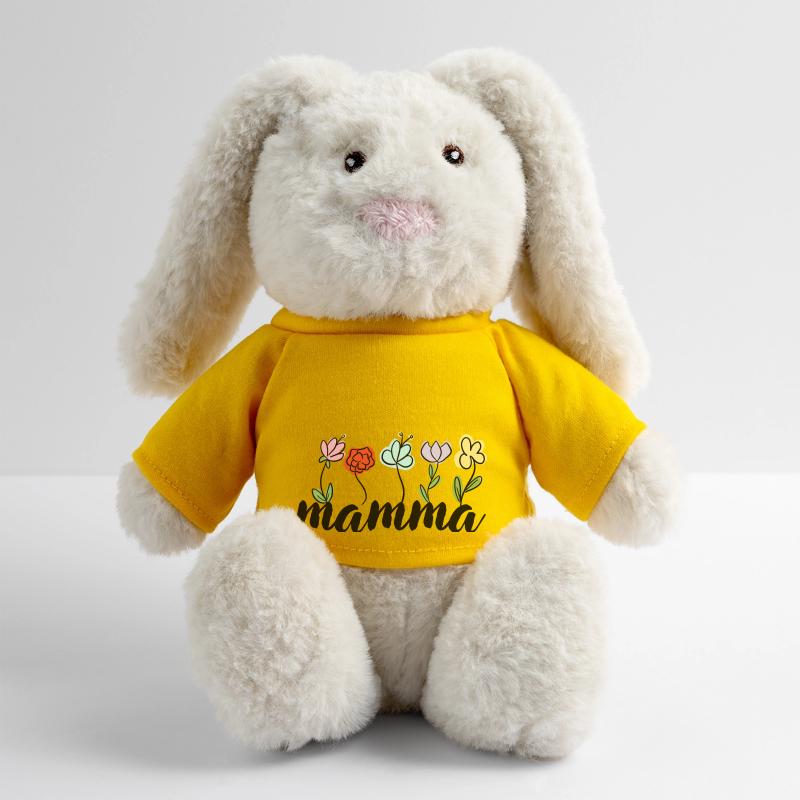 Mamma - Blumen Muttertag Mutter MiniFeet® RecycelHase® Creme