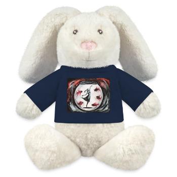 Tanz im Glasball: Mädchen und Goldfische - MiniFeet® RecycelHase® Creme - Sonnengelb - Vorne