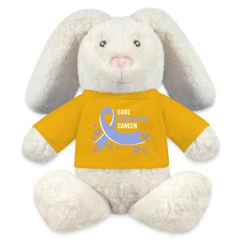 Krebs Speiseröhre Chemo Krebs-Überlebender - MiniFeet® RecycelHase® Creme - Sonnengelb - Vorne