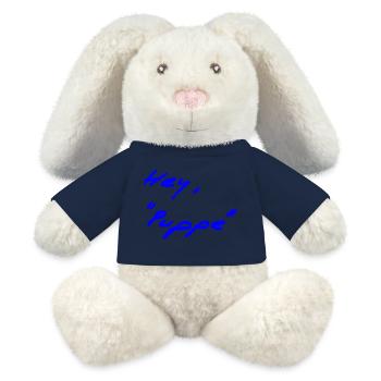 Greeting - different - MiniFeet® RecycelHase® Bunny Cream - sun yellow - Front